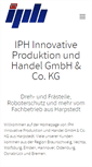 Mobile Screenshot of iph-nord.de